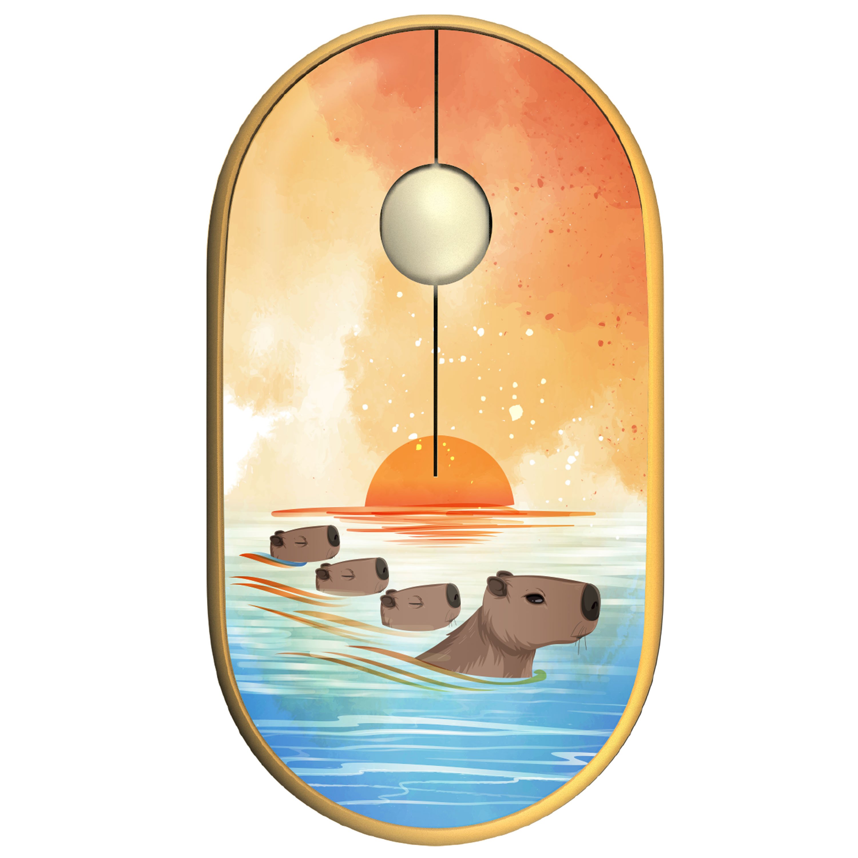 Мышь 2E MF300 Silent WL BT CAPYBARA:SUNSET