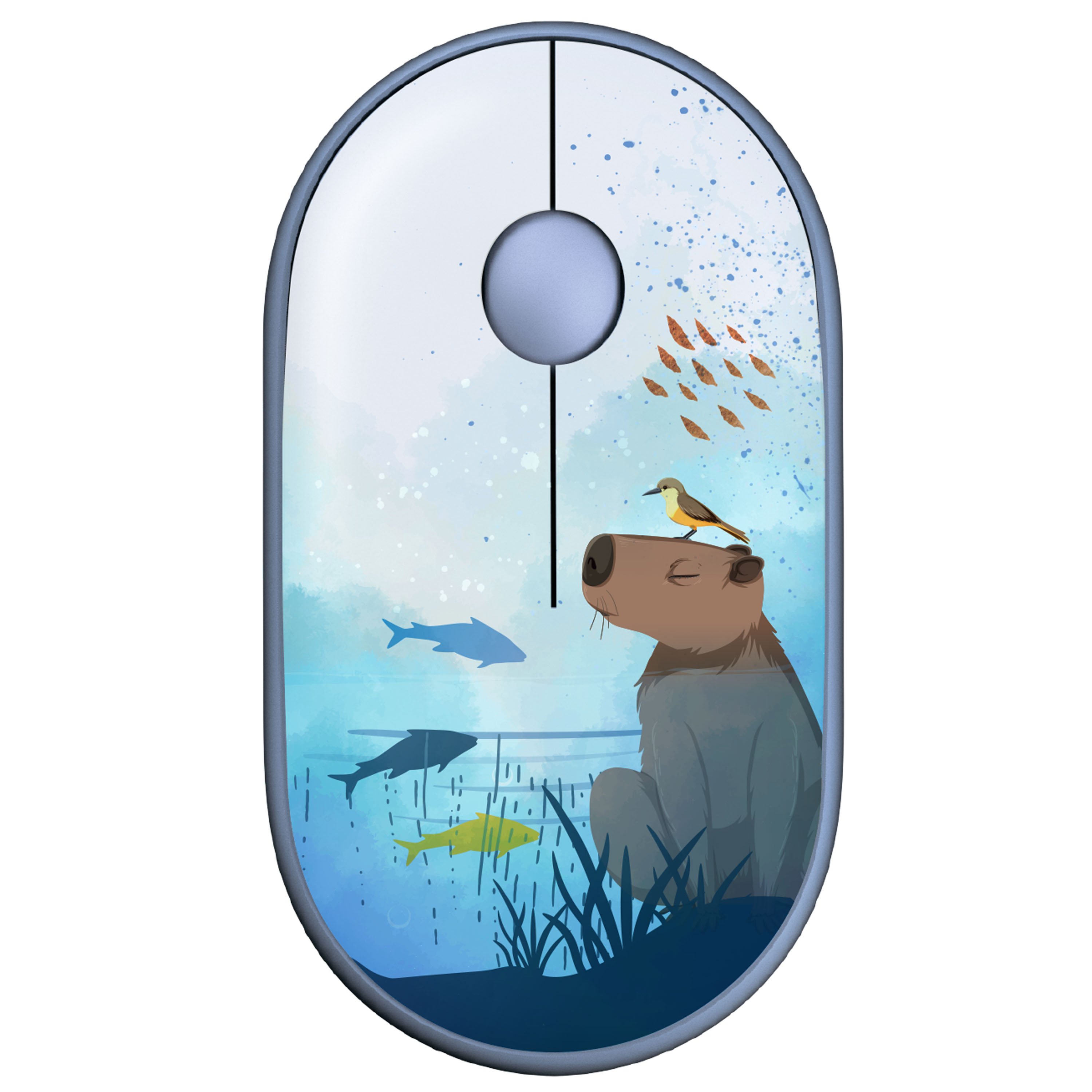 Мышь 2E MF300 Silent WL BT CAPYBARA:SWIM