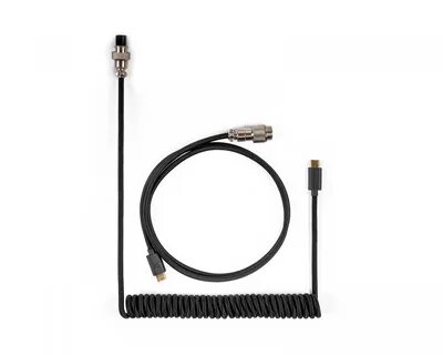 Aviator Cabel Type-A/Type-C Keychron Coiled Cable Black