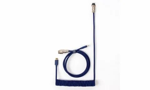 Aviator Cabel Type-A/Type-C Keychron Coiled Cable Blue
