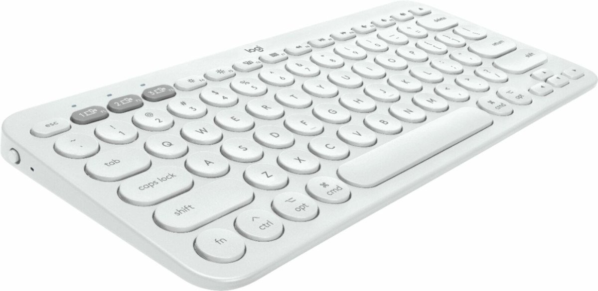 LOGITECH K380 Multi-Device Bluetooth Keyboard - OFF-WHITE - RUS