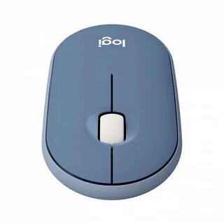 LOGITECH M350 Pebble Bluetooth  Мышь - BLUEBERRY