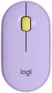 LOGITECH M350 Pebble Bluetooth  Мышь - LAVENDER LEMONADE