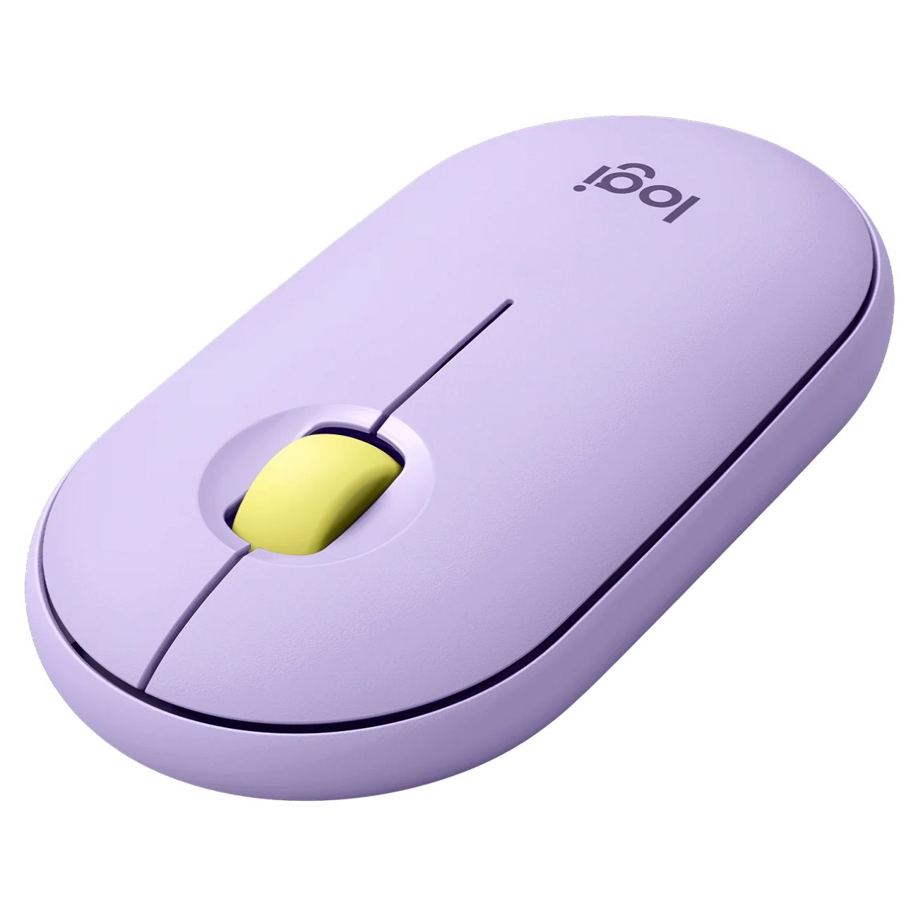LOGITECH M350 Pebble Bluetooth  Мышь - LAVENDER LEMONADE