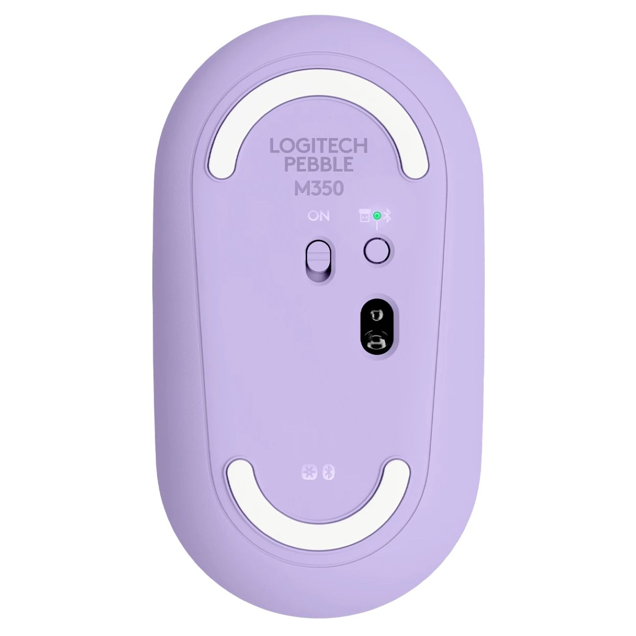 LOGITECH M350 Pebble Bluetooth  Мышь - LAVENDER LEMONADE