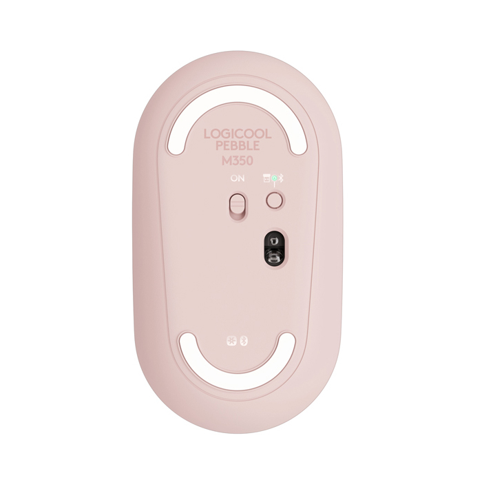 LOGITECH M350 Pebble Bluetooth  Мышь - ROSE