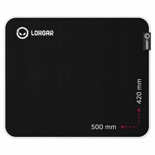 Lorgar Main 325, Игровая мышь pad, Precise control surface, Red anti-slip rubber base, size: 500mm x 420mm x 3mm, weight 0.4kg