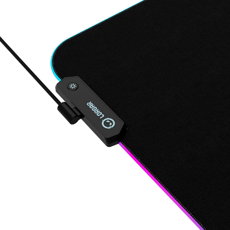 Lorgar Steller 913, Игровая мышь pad, High-speed surface, anti-slip rubber base, RGB backlight, USB connection, Lorgar WP Gameware support, size: 360mm x 300mm x 3mm, weight 0.250kg