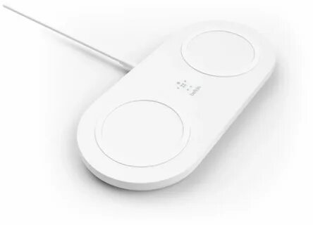Беспроводное зарядное устройство Belkin Dual Pads  Беспроводная Charging Qi, 15W, white