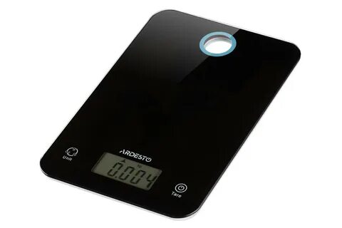 Весы кухонные Ardesto scales for kitchen 5кг, CR2032x2 included, glass, black, SCK-839B