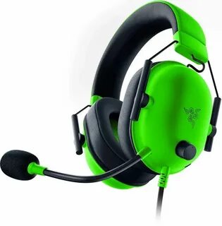 Razer BlackShark v2 x 3.5 mm yashil eshitish vositasi