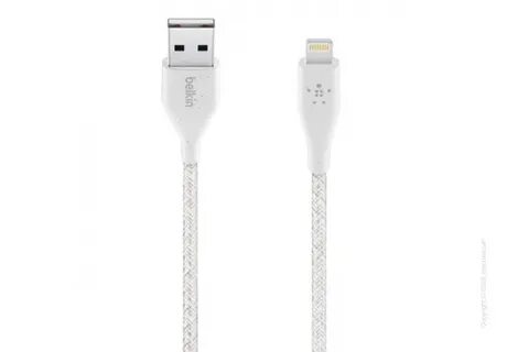 Кабель Belkin DuraTek Plus Lightning - USB-A, 1.2m, white