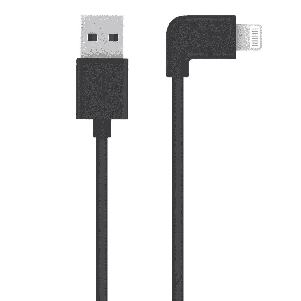 Кабель Belkin Mixit USB-A - Lightning, 2.4A, 1.2m, right angle, black