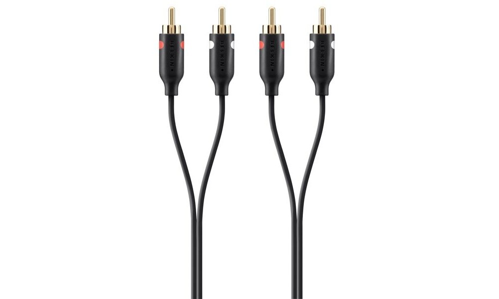 Кабель Belkin RCAx2 - RCAx2 (M/M) 1m, black