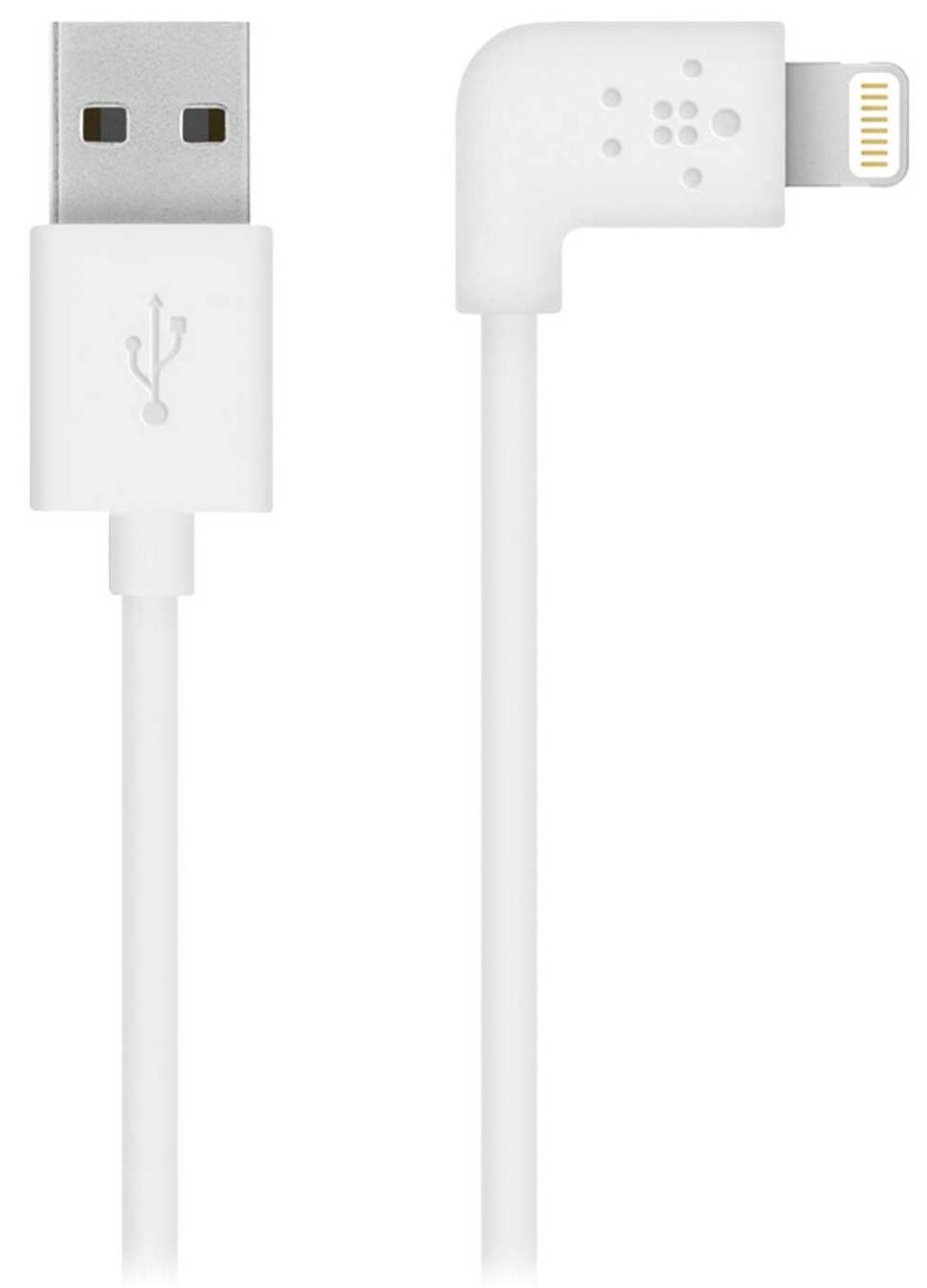 Кабель Belkin Mixit USB-A - Lightning, 2.4A, 1.2m, right angle, white
