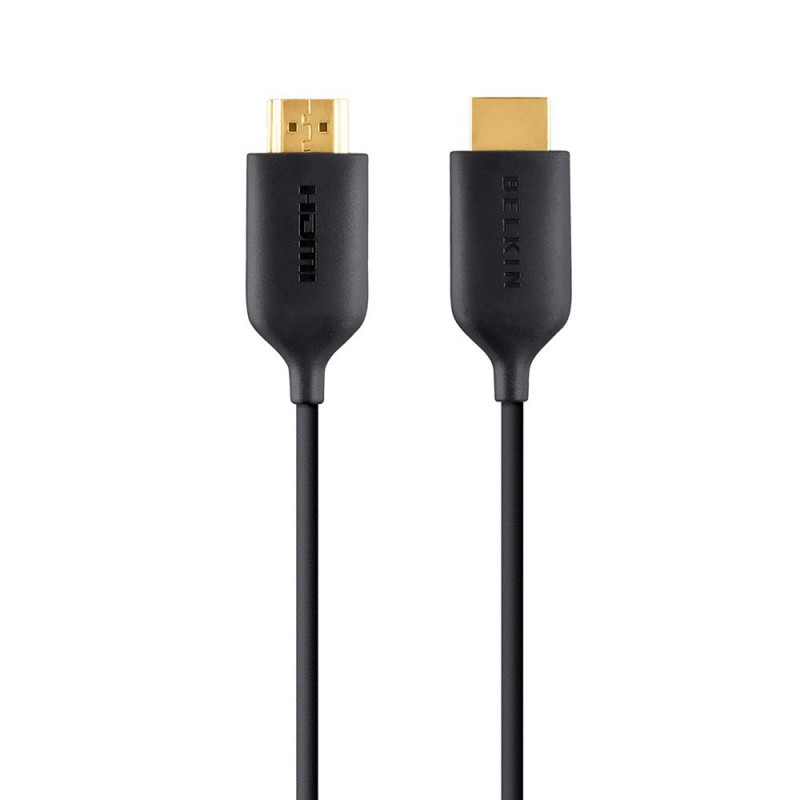Кабель BELKIN HDMI (AM/AM) High Speed w/Ethernet 1м, BLACK,NCKL