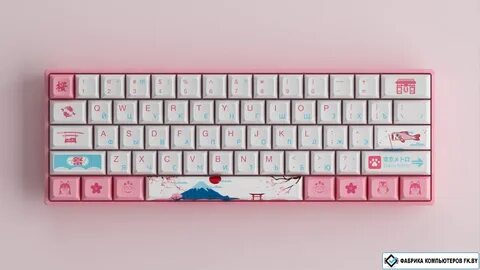Клавиатура Akko 3061S World Tour Tokyo R2 RGB Hotswappable Cherry Profile Gateron Orange RGB