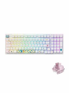 Клавиатура Akko 3068B Doraemon Rainbow CS Jelly Pink RGB