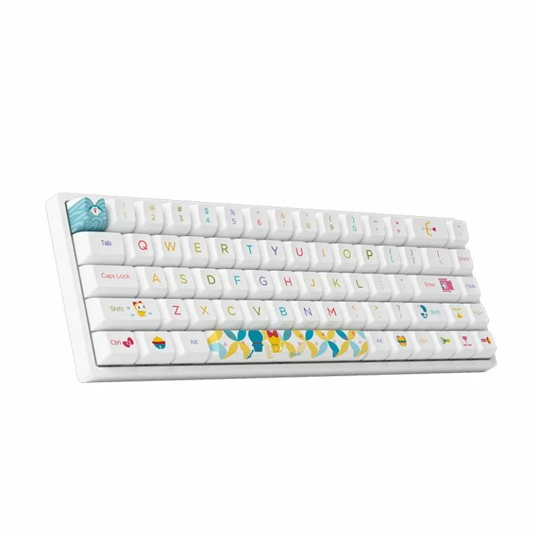Клавиатура Akko 3068B Doraemon Rainbow CS Jelly Pink RGB