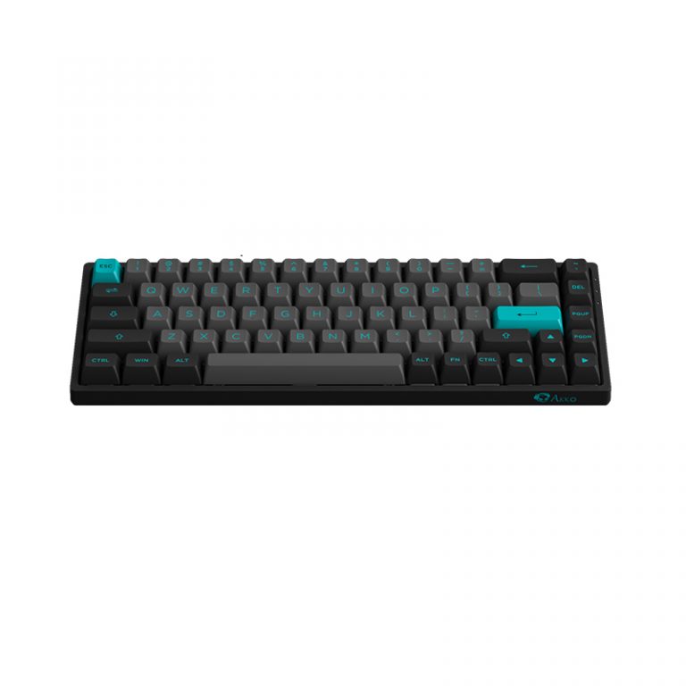 Клавиатура Akko 3068B Plus Black&Cyan CS Jelly Black RGB