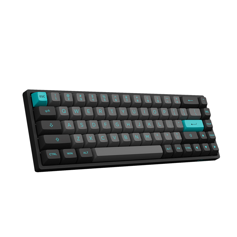 Клавиатура Akko 3068B Plus Black&Cyan CS Jelly Pink RGB