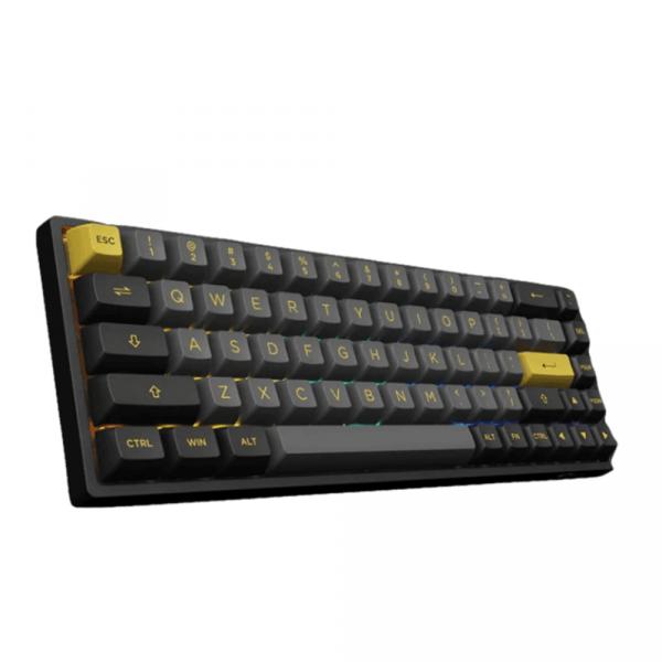 Akko 3068b Plus Black&amp;Gold CS Jelly Black RGB klaviaturasi