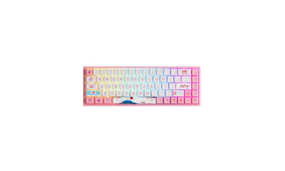 Клавиатура Akko 3068B PlusTokyo R2  CS Jelly Pink RGB