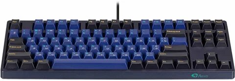 Клавиатура AKKO 3087 Horizon Cherry MX Silent Red, RU, Blue/Black