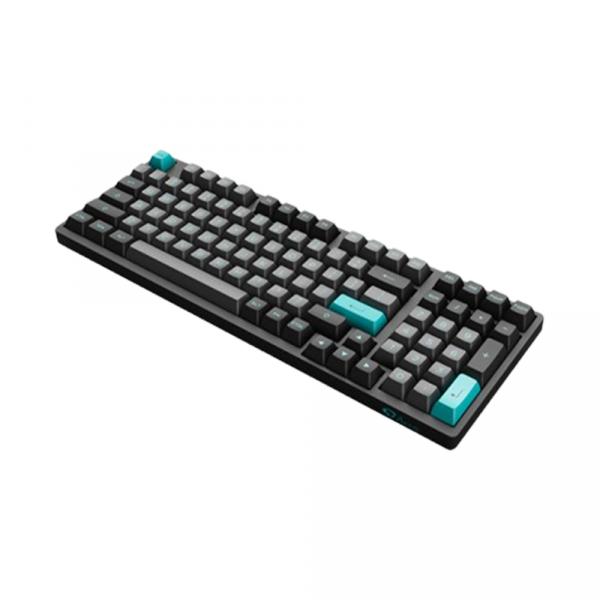 Клавиатура Akko 3098B Black&Cyan CS Jelly White RGB