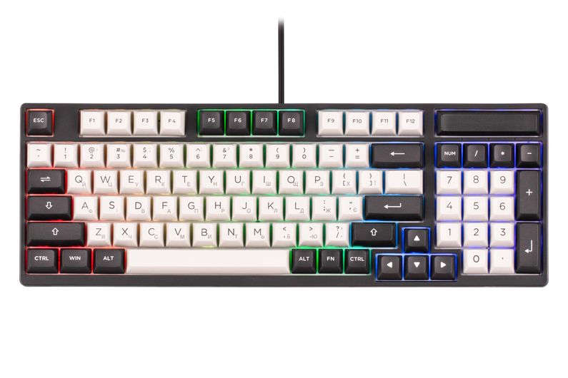 Клавиатура Akko 3098S RGB Dracula(Hotswappable) CS Silver RGB
