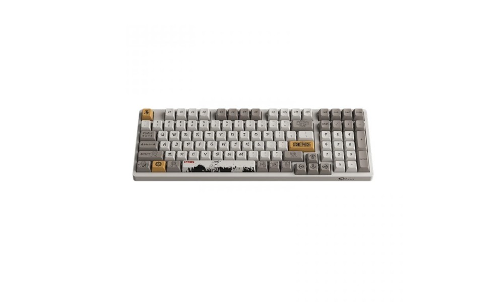 Клавиатура Akko 3098S RGB One Piece Calligraphy(Hotswappable) CS Jelly White RGB