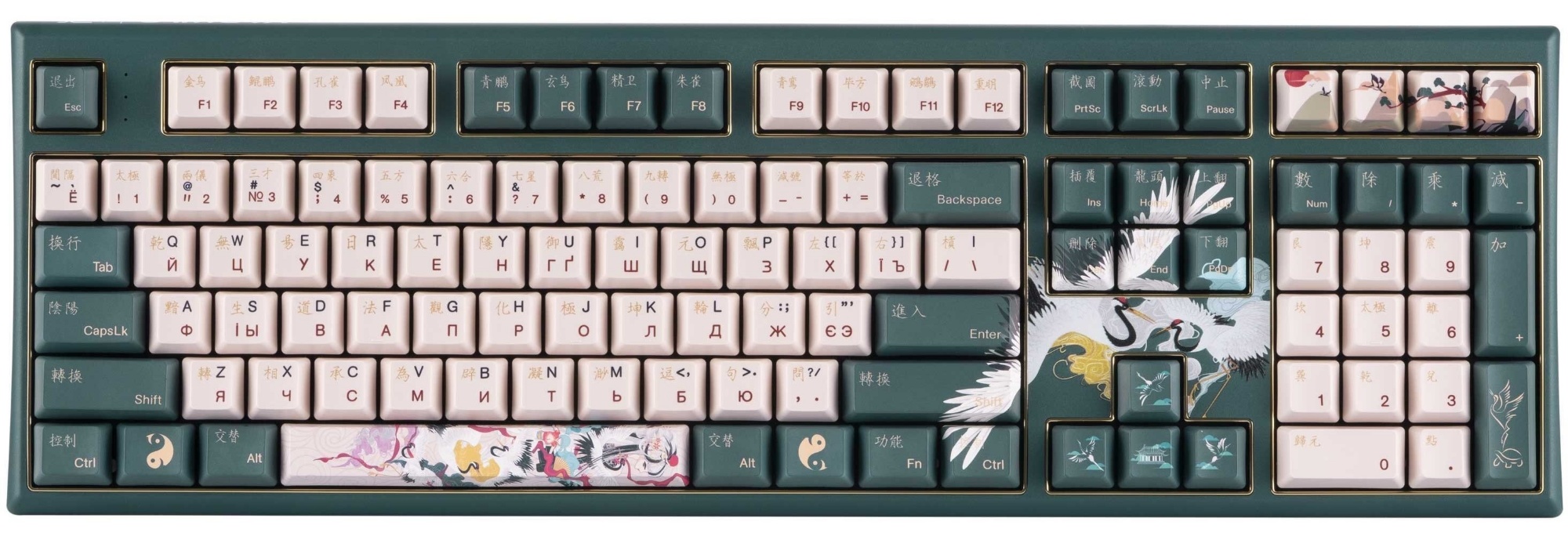 Клавиатура Varmilo Lure VBM108 Crane Cherry MX Silent Red UA
