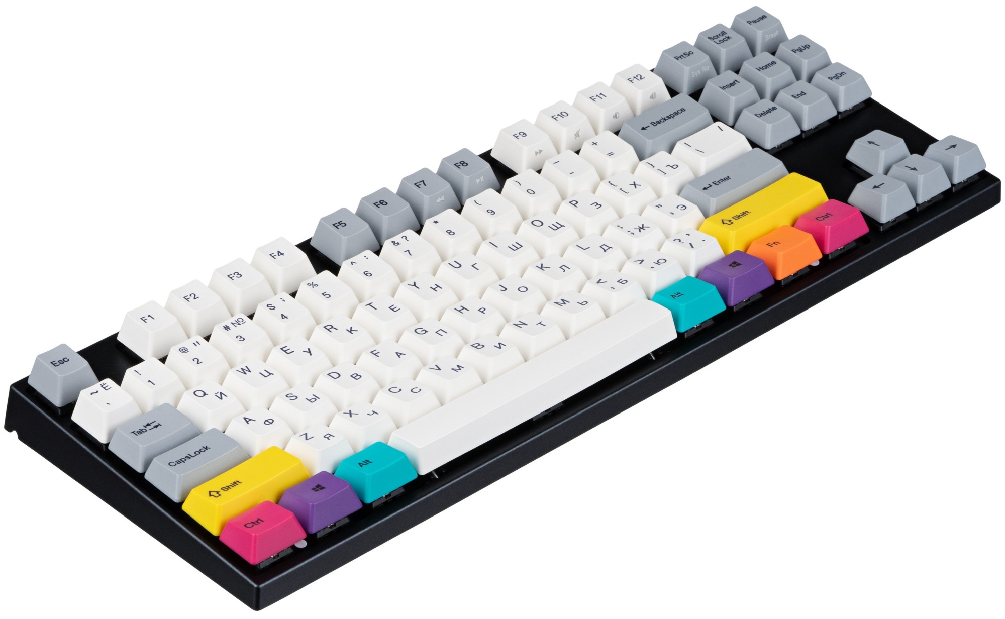Клавиатура Varmilo MA87M V2 CMYK, EC Sakura V2,RU