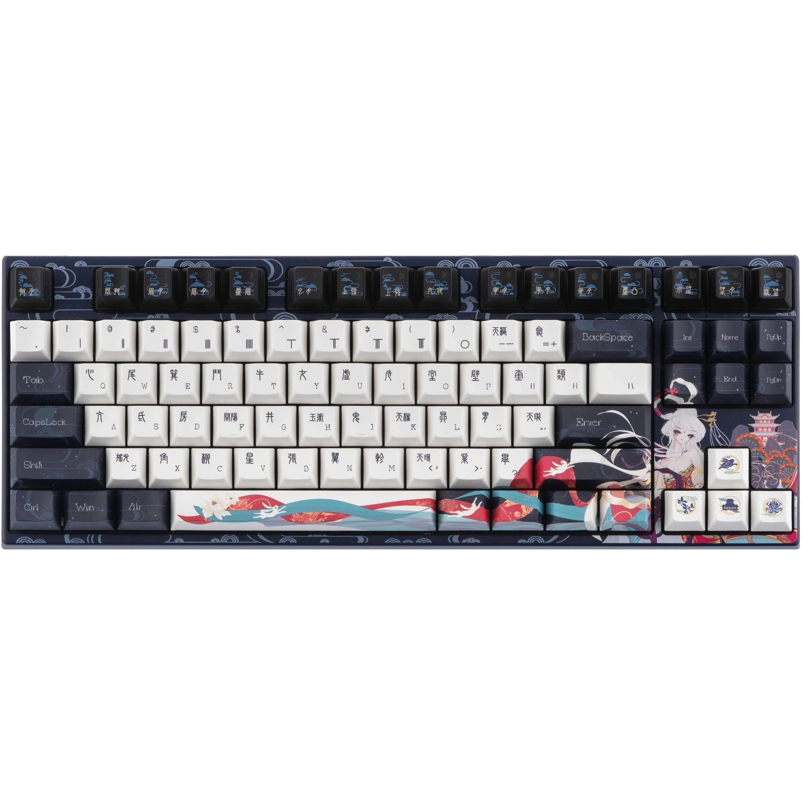 Клавиатура Varmilo VPE87 Chang'e K-Prestige Light EN