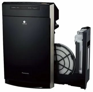 Panasonic f-VXR50R-k iqlim kompleksi 40 m2, 5.1 m3/min gacha tozalash, 26 m2 gacha namlash, qora