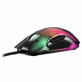 Мышь игровая 2E Gaming MG345 Transparent, RGB USB Black