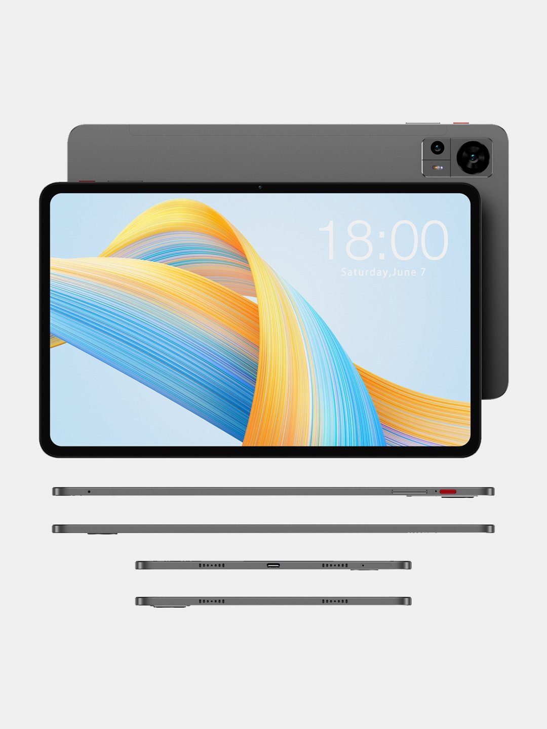 Планшет Teclast T60 12" 8ГБ, 256ГБ, LTE, 8000мА•ч, Android, серый