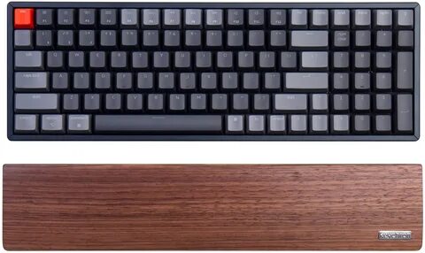 Подставка под запястья Keychron K4 Walnut Wood Palm Rest