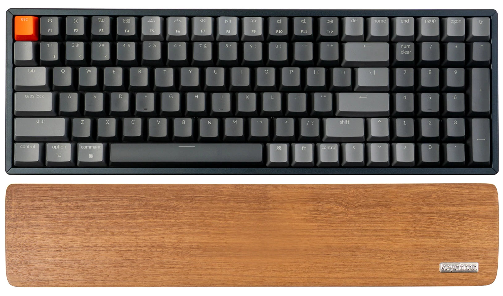 Подставка под запястья Keychron K3/K7 PR6 Walnut Wood Palm Rest