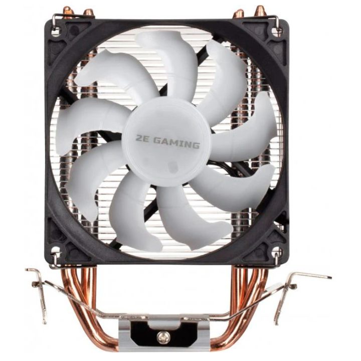 Процессорный кулер 2E GAMING Air Cool AC90D4-ARGB, LGA1700, 1200, 115x, 1366, AM5, AM4, AM3, AM3+, 4pin PWM, 3pin +5VARGB, TDP 130W