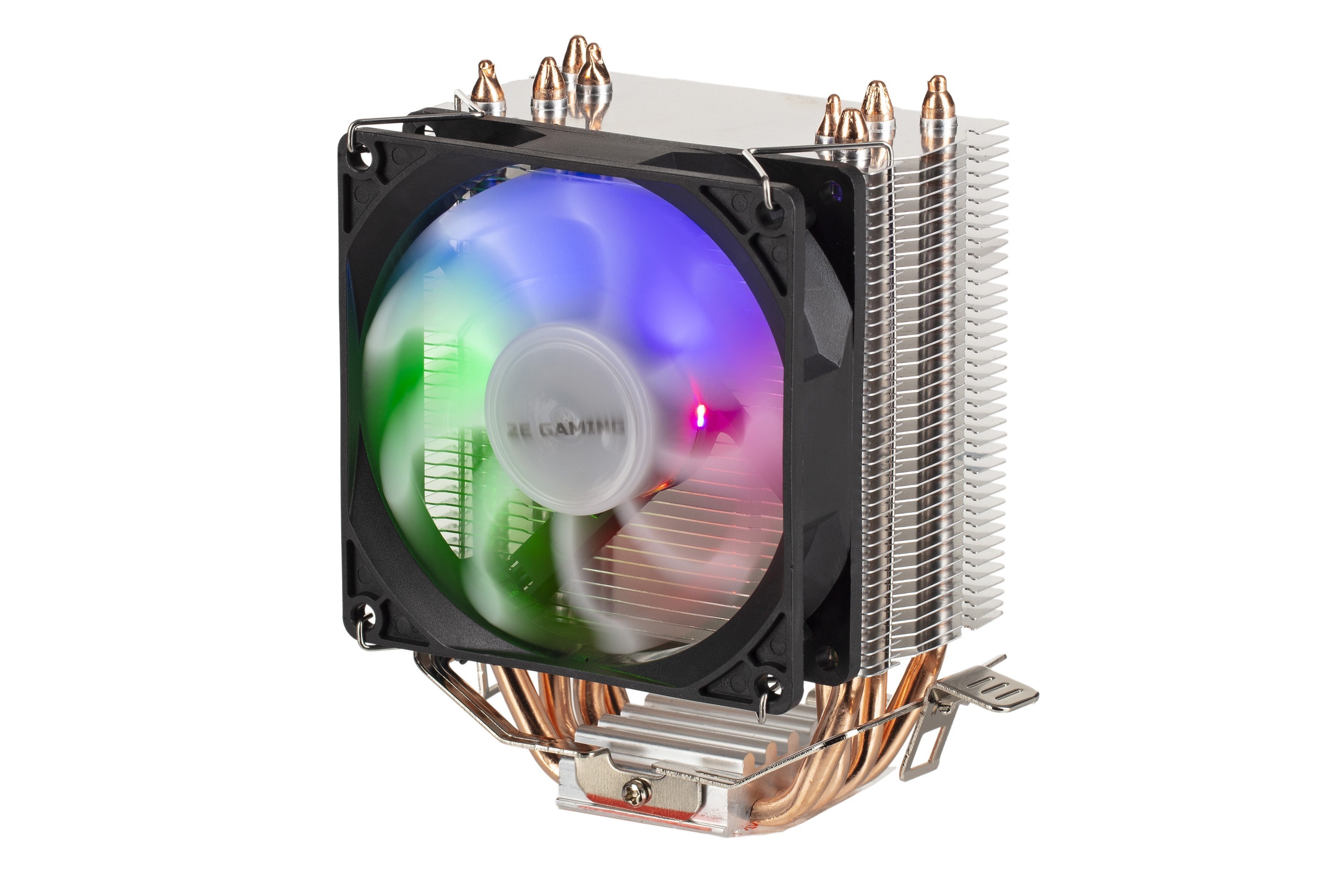 Процессорный кулер 2E GAMING Air Cool AC90D4-ARGB, LGA1700, 1200, 115x, 1366, AM5, AM4, AM3, AM3+, 4pin PWM, 3pin +5VARGB, TDP 130W