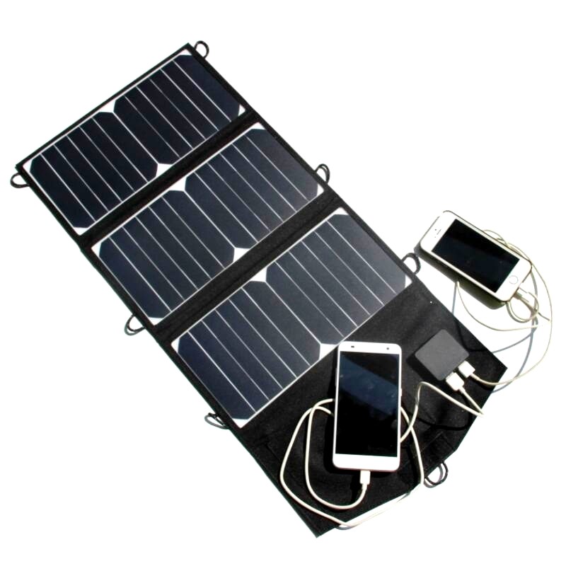 Портативная солнечная панель 2E, 36 Вт зарядное устройство, USB-С 20W, USB-A 18W