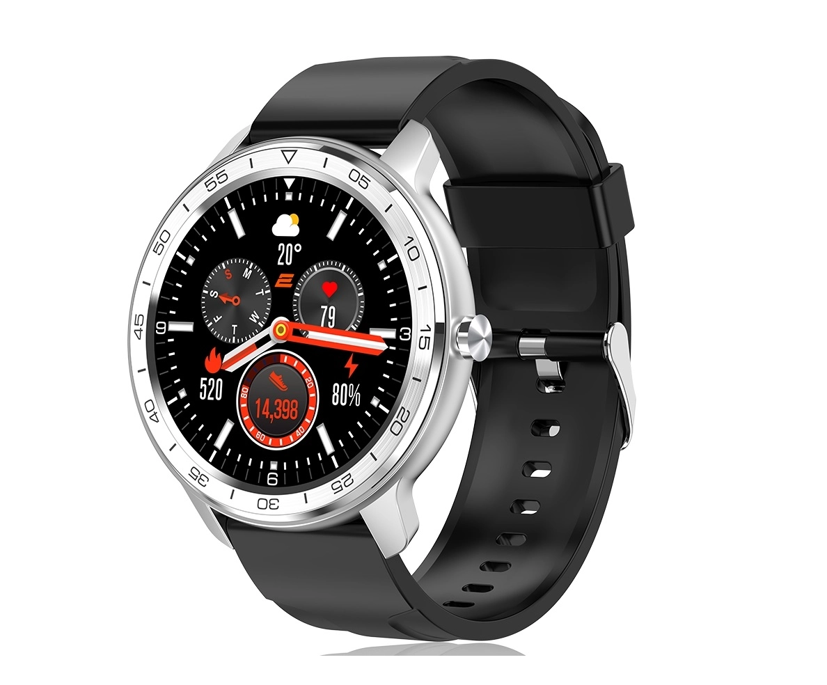 Смарт-часы 2E Alpha X 46 mm Silver
