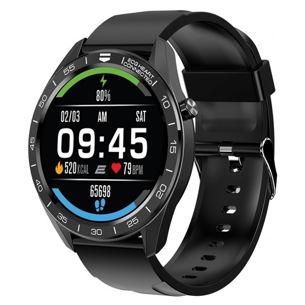 Смарт-часы 2E Motion GT 46 mm Black-Silver