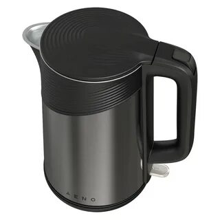 Aeno EK3 elektr choynak: 1850-2200 Vt, 1,7 l, Strix, ikki devorli, isitilmaydigan korpus, avtomatik o'chirish, quruq tankdan himoya qilish.