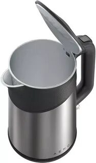 Aeno EK3 elektr choynak: 1850-2200 Vt, 1,7 l, Strix, ikki devorli, isitilmaydigan korpus, avtomatik o'chirish, quruq tankdan himoya qilish.