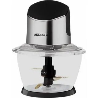 Blender/chopper Ardesto CHK-4001BR: 400W/1l/yumshoq teginish/kumush + qora