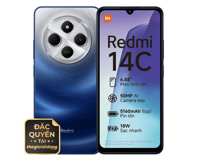 Смартфон Xiaomi Redmi 14C 4/128GB, Global, Starry Blue