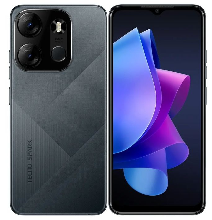 Смартфон Tecno Spark Go 1 3/64GB, Global, Startrail Black