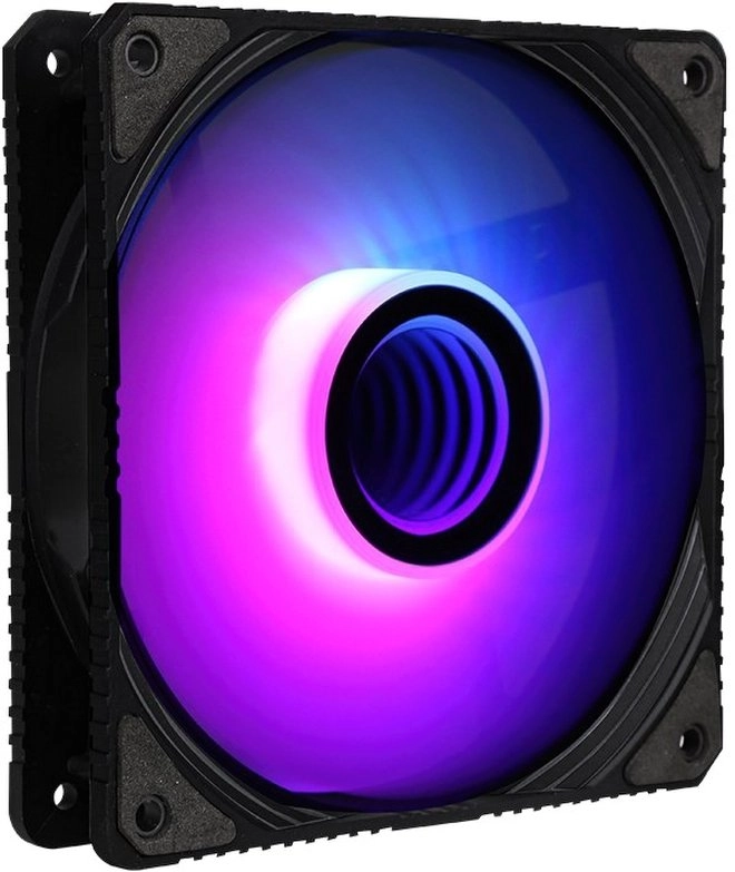 Корпусный вентилятор 2E Gaming Air Cool Infinity ACF120IW-ARGB, 120mm, 1200rpm, 3pin, 3pin+5VAura, 23dBa